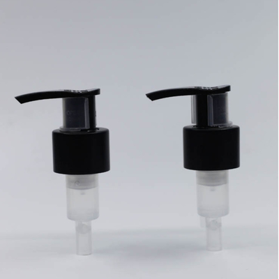 Máy bơm phân phối kem dưỡng da màu đen Polypropylene 24/410 cho chai PET