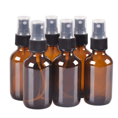 Chai xịt mỹ phẩm màu nâu 50ml với bơm 24MM cho chất lỏng