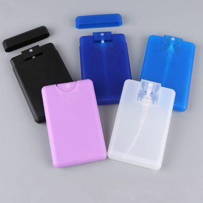 Bình xịt thẻ tín dụng bằng nhựa 20Ml 30ML cho nước hoa Trắng đen Hồng xanh