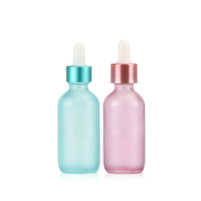 Chai thủy tinh nhỏ giọt thủy tinh màu hồng xanh bán trong suốt 30ml