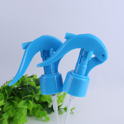 Máy phun kích hoạt mini 24mm 28mm Máy phun kích hoạt bằng nhựa màu xanh