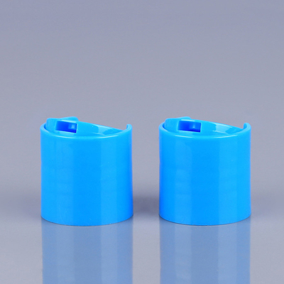 Nắp chai dầu gội đầu bằng nhựa Polypropylene màu xanh da trời 24mm