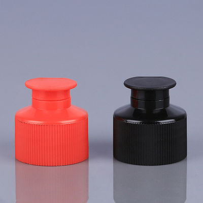 24mm 28mm nắp lật bằng nhựa cho chai màu đỏ đen