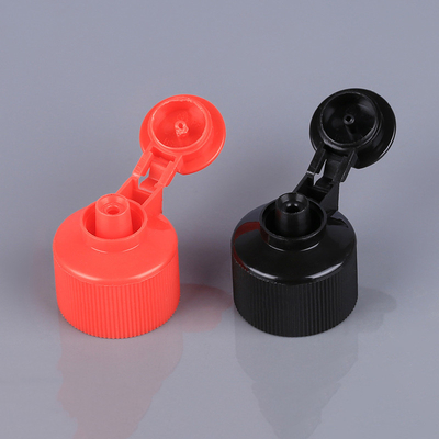 24mm 28mm nắp lật bằng nhựa cho chai màu đỏ đen