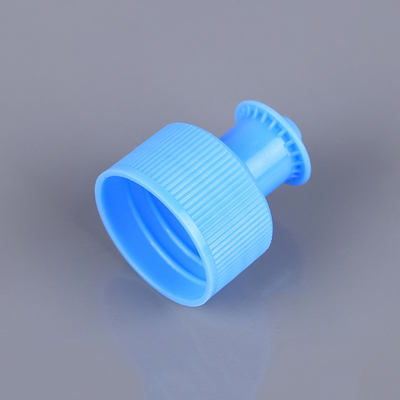 Nắp chai mỹ phẩm PET Màu xanh dương 28mm Đẩy kéo Nắp không rò rỉ