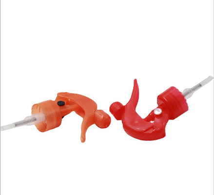 Chất khử trùng 24MM 28MM Kích hoạt tạo bọt Đầu phun Màu đỏ cam