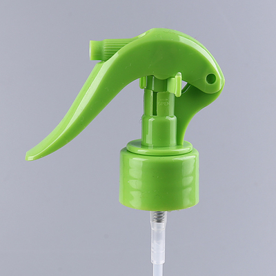 Máy phun xịt kích hoạt mini 24MM Xịt phun sương mịn màu xanh lá cây có ống