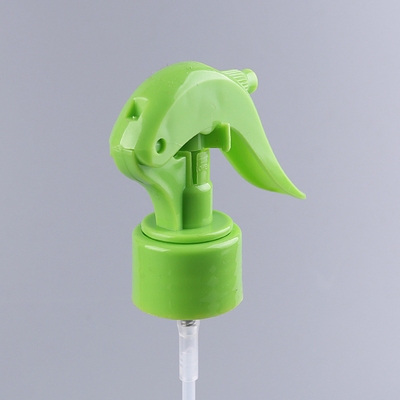 Máy phun xịt kích hoạt mini 24MM Xịt phun sương mịn màu xanh lá cây có ống