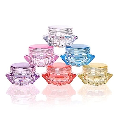 Lọ đựng kem mỹ phẩm bằng nhựa nhỏ 5ml có nắp có thể đổ lại được