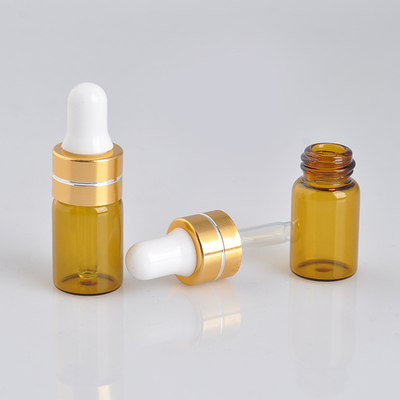 Chai tinh dầu 3ml Chai nhỏ mắt thủy tinh màu nâu