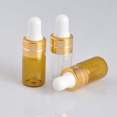 Chai tinh dầu 3ml Chai nhỏ mắt thủy tinh màu nâu