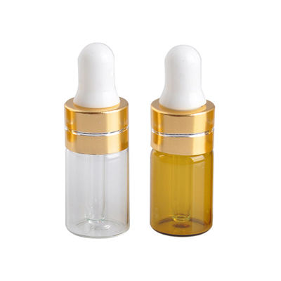 Chai tinh dầu 3ml Chai nhỏ mắt thủy tinh màu nâu