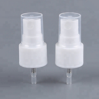Máy phun sương mịn 24mm Máy bơm chai mỹ phẩm có gân trắng