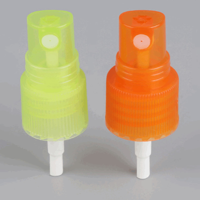 Máy bơm phun sương 24mm bằng nhựa màu xanh lá cây cam cho chai PET