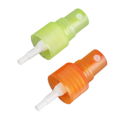 Máy bơm phun sương 24mm bằng nhựa màu xanh lá cây cam cho chai PET