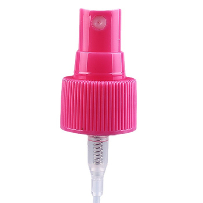 Máy phun sương màu hồng có gân Máy phun sương 24mm Nắp phun Atomiser có ống