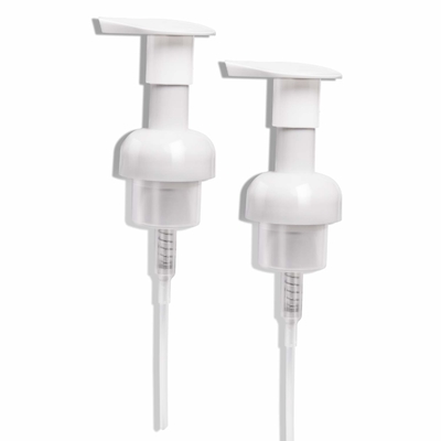 Máy bơm xà phòng bọt nhựa 40mm / 410 màu trắng Không rò rỉ
