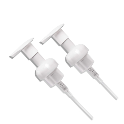 Máy bơm xà phòng bọt nhựa 40mm / 410 màu trắng Không rò rỉ