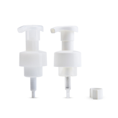 Máy phân phối bơm xà phòng tạo bọt 40mm / 410 40mm 42mm với kẹp trắng trong suốt