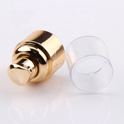 Bơm xử lý bằng nhôm vàng 20/410 cho chai mỹ phẩm