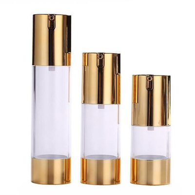 Nhựa AS 50ml 30ml 15ml Chai bơm không khí cho mỹ phẩm