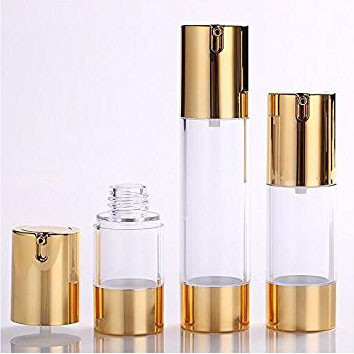 Nhựa AS 50ml 30ml 15ml Chai bơm không khí cho mỹ phẩm
