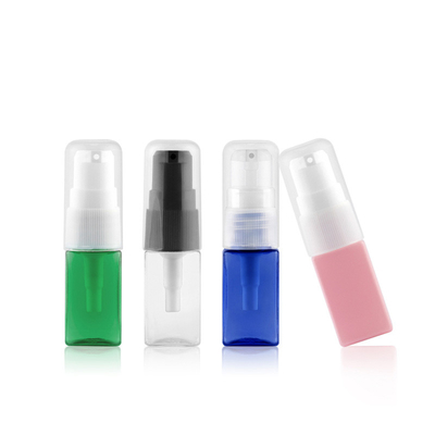 10ML Chai lotion nhựa rỗng có bơm Màu xanh lá cây trong suốt Màu xanh lam Hồng