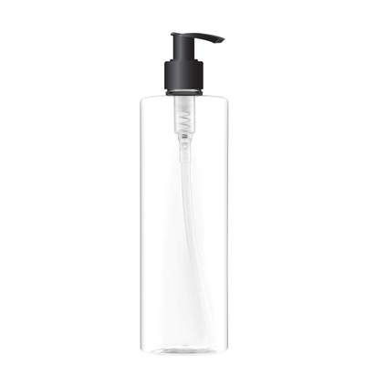Hộp đựng kem dưỡng da có thể bơm lại PET 200ML màu xanh nâu có bơm cho chất lỏng