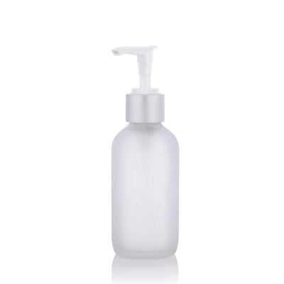 LinDeer White 100ml Chai sữa tắm thủy tinh mờ ODM