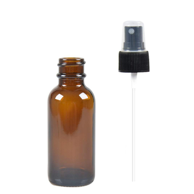 Chai xịt mỹ phẩm màu nâu 50ml với bơm 24MM cho chất lỏng