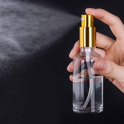 Bình phun sương mù nhôm Anodized 50ml Máy phân phối bơm thủy tinh
