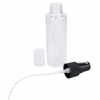 Lọ đựng mỹ phẩm 100ml bằng nhựa PET trong suốt với bơm 24mm